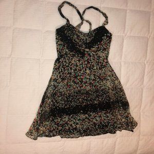 Ella Moss Floral Silk Chiffon Sundress